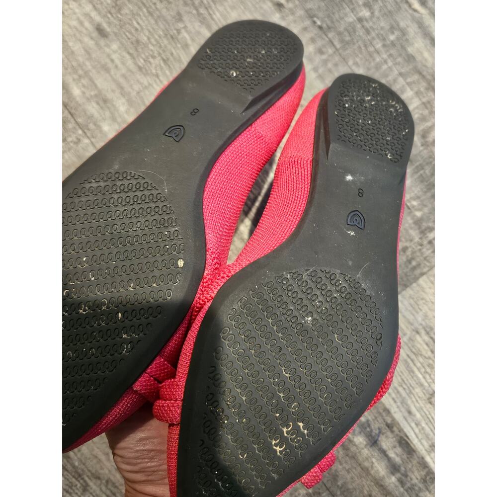Rothy's The Knot Point II flats womens 8 pink Magenta preppy - Picture 3 of 8